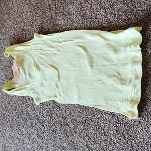 Victoria's Secret lime green tank top